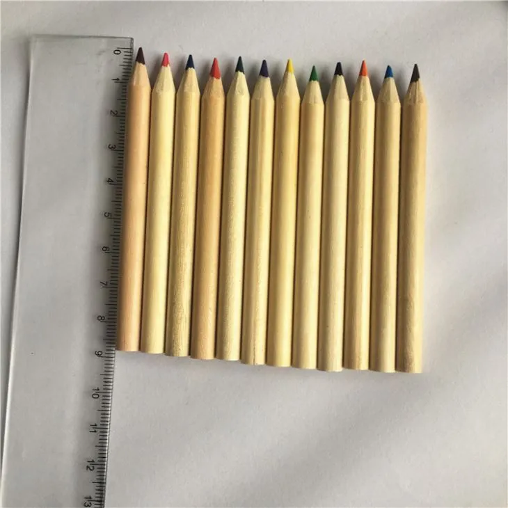 Seria de mini creioane colorate Nature Wood